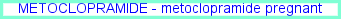 Metoclopramide pregnant